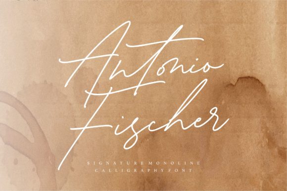 Antonio Fischer: A Handwritten Font for Professional Branding