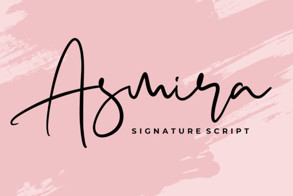 Asmira: A Premium Handwritten Font for Eye-Catching Campaigns