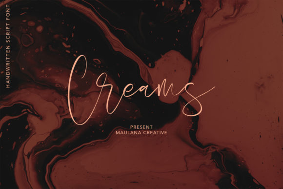 Bring Your Handmade Creations to Life with Creams Font