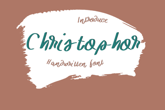 Christophor: A Handwritten Font for Editorial Elegance