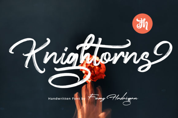 Discover Knightorns: A Handwritten Font for Authentic Branding