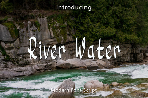 Discover River Water: A Handwritten Font for Editorial Elegance