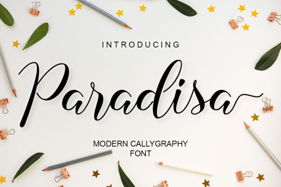 Elevate Your Craft with the Elegant Paradisa Font