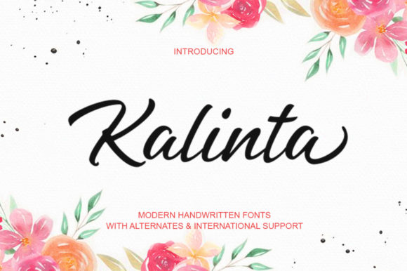 Enhance Your Brand with Kalinta: A Charming Script Font