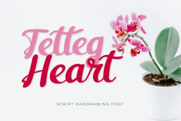 Enhance Your Brand with Tetteg Heart Font