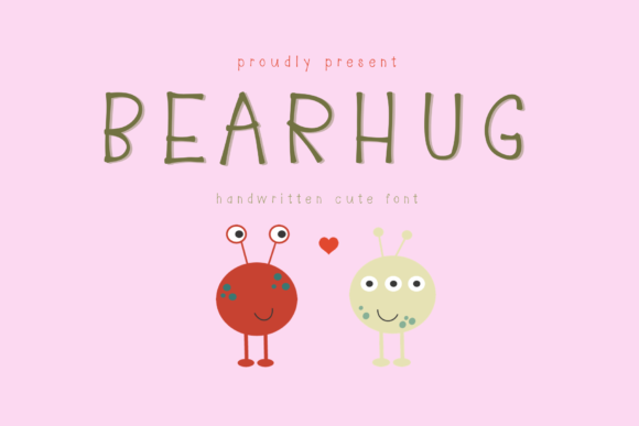 Enhance Your Web Design with Bearhug: A Friendly Handwritten Font