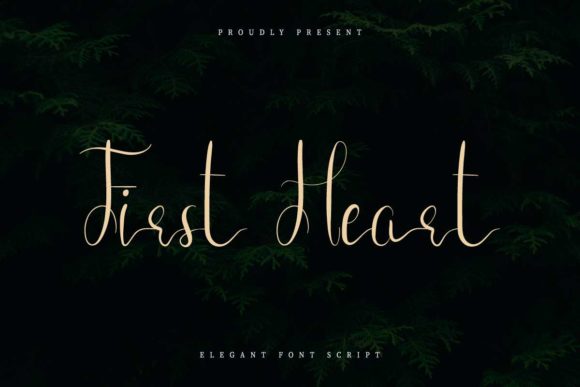 First Heart: A Magical Script Font for Elegance and Authenticity