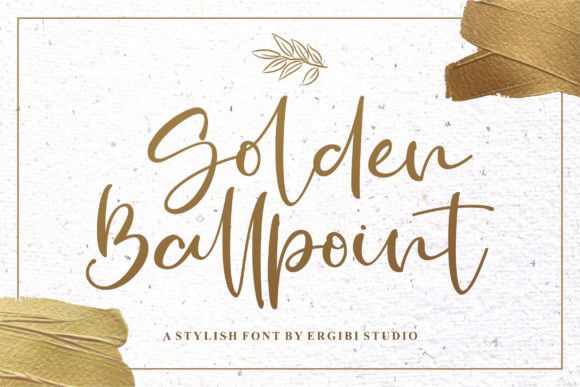 Golden Ballpoint: A Font for Elegant Web Design