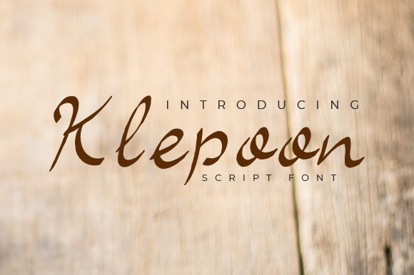 Klepoon: A Script Amp Font for Bold Creativity