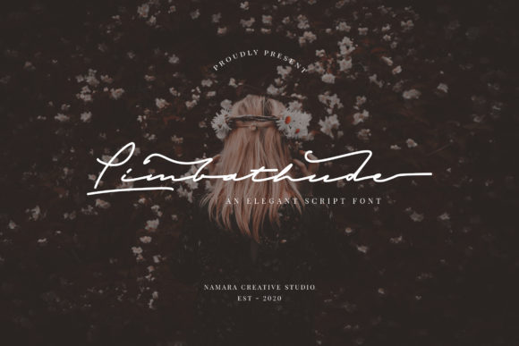 Limbathude: A Script Amp Font for Modern Design
