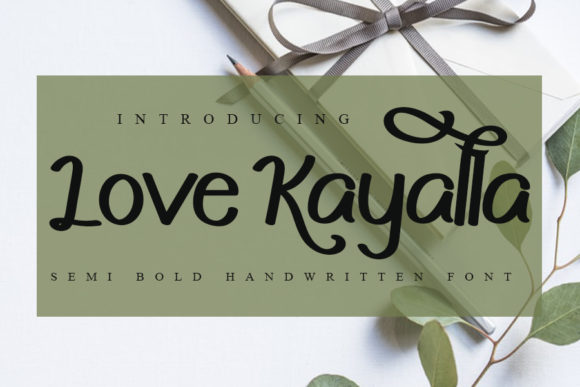 Love Kayalla: A Delicate Script Font for Editorial Elegance