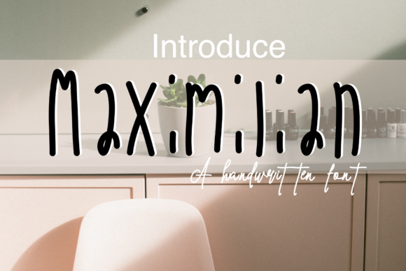Maximilian: A Handwritten Font for Polished Branding