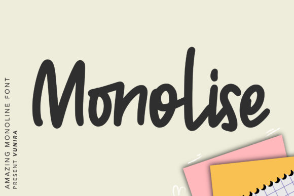 Monolise: A Handwritten Font for Engaging Visuals