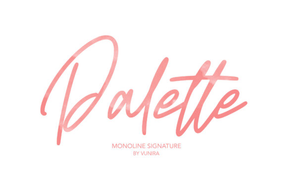 Palette: A Handwritten Font for Editorial Elegance
