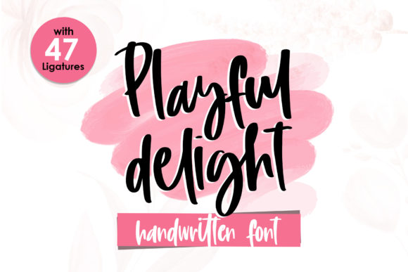 Playful Delight: A Handwritten Font for Creative Web Design