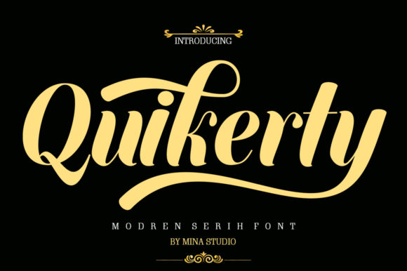 Quikerty: A Versatile Script for Modern Design