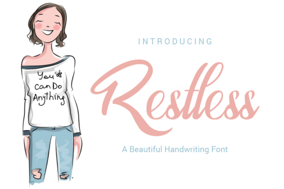 Restless: A Delicate Handwritten Font for Modern Campaigns
