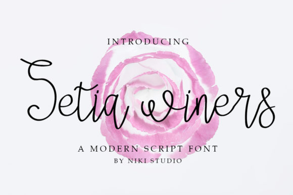 Setia Winers: A Handwritten Font for Elegant Branding