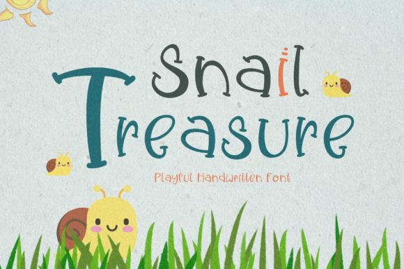Snail Treasure: A Charming Handwritten Font for Editorial Design
