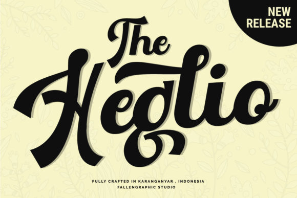 The Heglio: A Stylish Script Font for Elegant Web Design