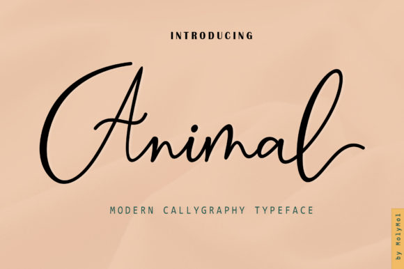 Unleash Creativity with Animal: A Charming Handwritten Font